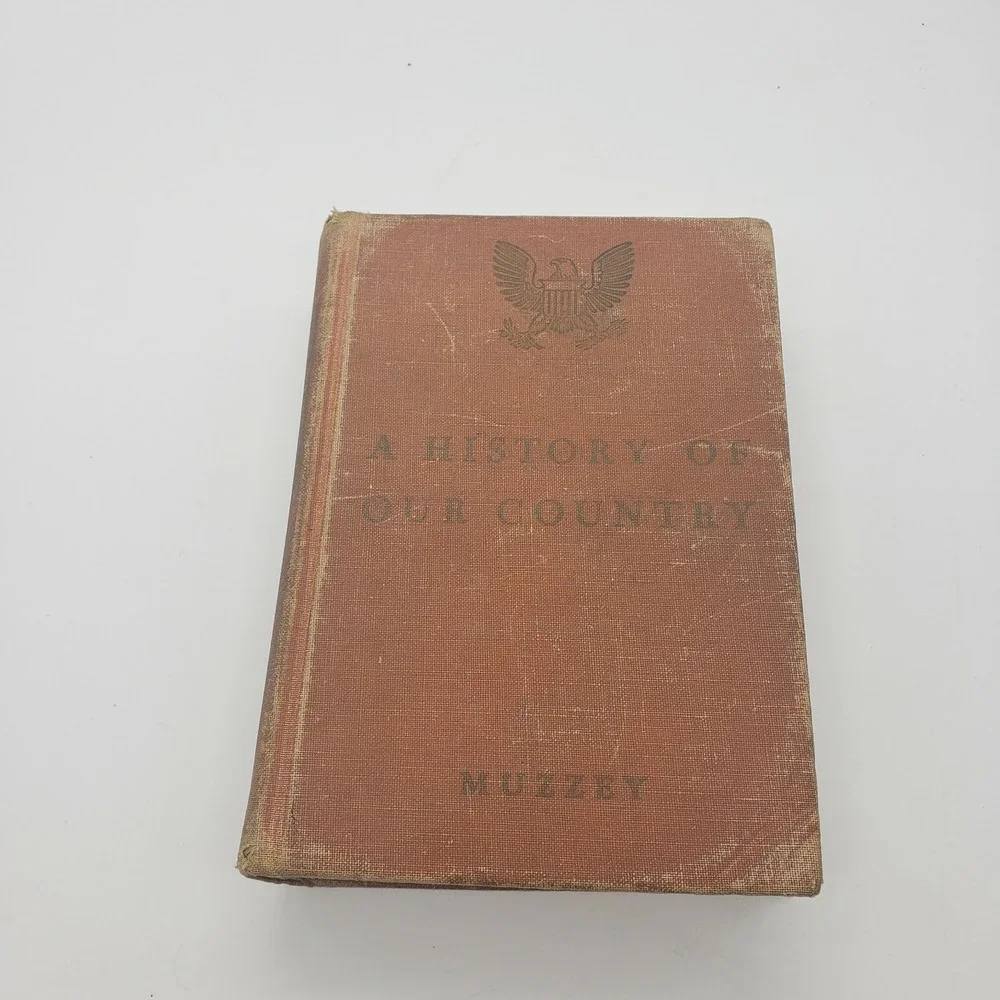 1948 A History of Our Country by David Seville Muzzey BIG HC Illustrated Color‎